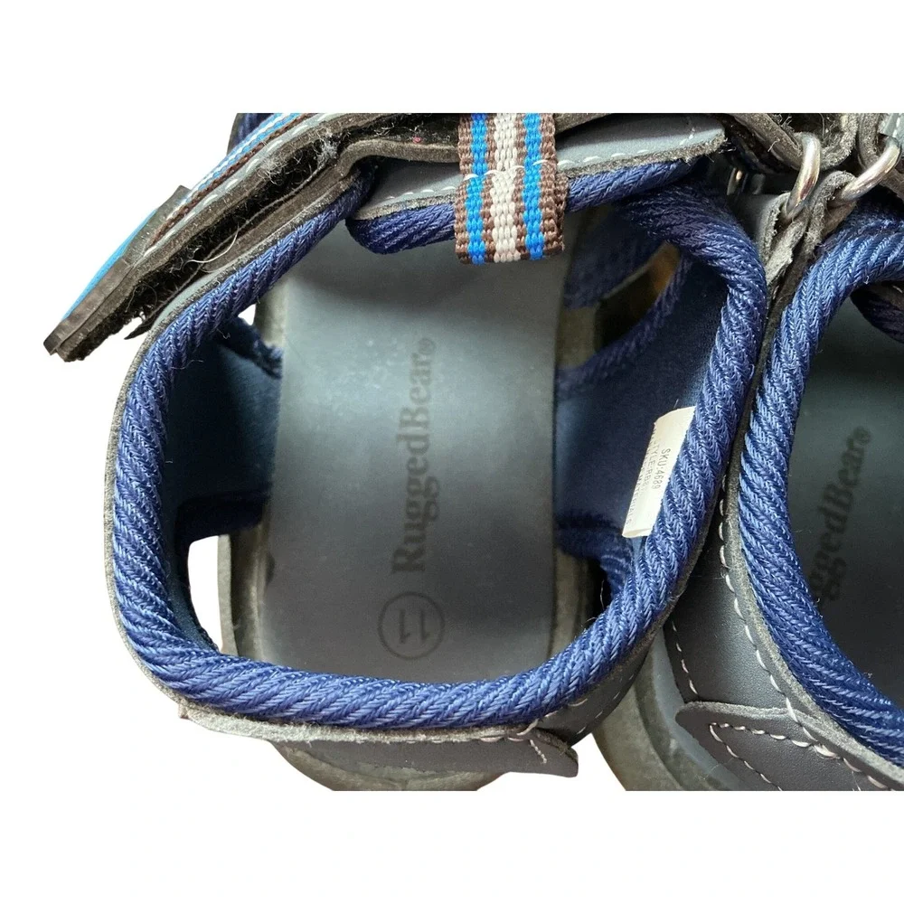 Rugged Bear Boys Navy Blue Closed Toe Fisherman Sandals Size 11 RB81480‎